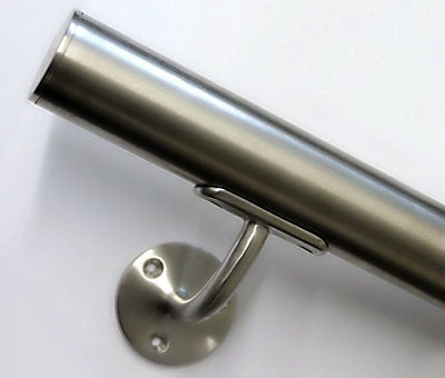 Stainless Steel Handrail With Flat Ends- External Grade 316 - SimpleHandrails.co.uk