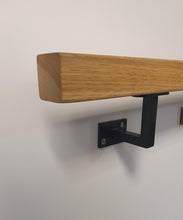 Load image into Gallery viewer, Black &amp; Oak Square Handrail
