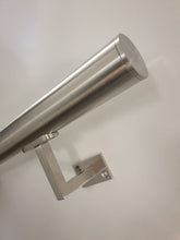 Load image into Gallery viewer, Stainless Steel Handrail With Flat Ends Hybrid Bracket

