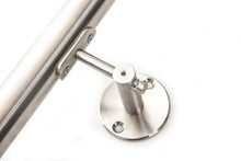 Load image into Gallery viewer, Stainless Steel Handrail With Dome Ends- Upgraded Bracket- Premium Rail - SimpleHandrails.co.uk

