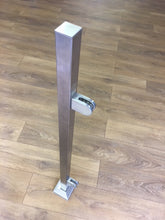 Load image into Gallery viewer, Stainless Steel Balustrade- Square Simple- End Post - SimpleHandrails.co.uk
