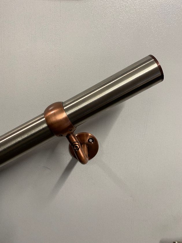 SimpleRail- Copper & Stainless Steel Handrail- 3.6m Kit
