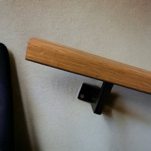 Load image into Gallery viewer, Black &amp; Oak Rectangle Handrail
