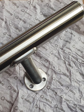 Load image into Gallery viewer, Stainless Steel Handrail With Flat Ends- Upgraded Bracket- Sleek Rail
