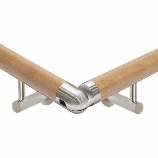 Adjustable Elbow- Wooden Range (VARIOUS FINISHES) - SimpleHandrails.co.uk