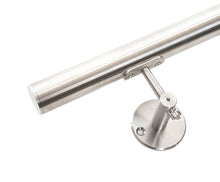 Load image into Gallery viewer, Stainless Steel Handrail With Flat Ends- Upgraded Bracket- Premium Rail - SimpleHandrails.co.uk
