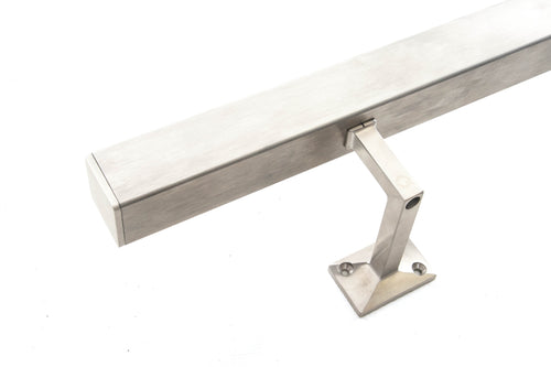 Stainless Steel Square Handrail - SimpleHandrails.co.uk
