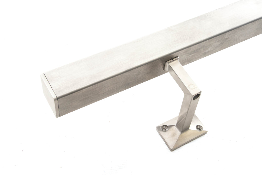 Stainless Steel Square Handrail- External Grade 316 - SimpleHandrails.co.uk