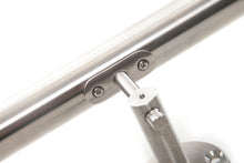 Load image into Gallery viewer, Stainless Steel Handrail With 7 Groove Ends- Upgraded Bracket- Premium Rail - SimpleHandrails.co.uk
