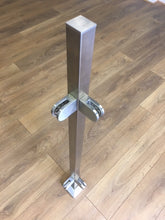 Load image into Gallery viewer, Stainless Steel Balustrade- Square Simple- Corner Post - SimpleHandrails.co.uk
