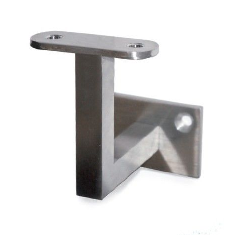 Stainless Steel Square Handrail Bracket - SimpleHandrails.co.uk